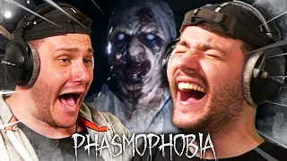 Ich ZWINGE meinen Bruder zu Phasmophobia. (SEIN ERSTES MAL)