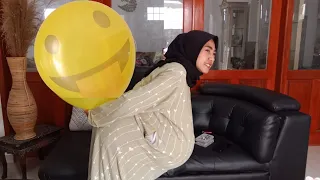 DRAMA LUCU IBU HAMIL TIUP BALON  SAMPAI BESAR