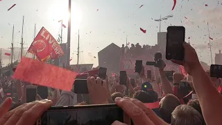 Liverpool Champions league parade 2019 - liverpool city centre