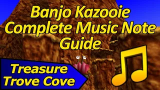 How to Collect All Music Notes in Treasure Trove Cove - Banjo Kazooie Complete Music Note Guide