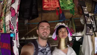 VISITING LONG NECK TRIBE - Baan Tong Luang Hill Tribe Village, CHIANG MAI, THAILAND