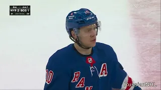 Artemi Panarin's hat-trick vs Bruins, career high in goals with 41 (21 mar 2024)