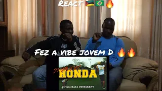 Moçambicanos🇲🇿reagindo ao trap Brasileiro 🔥🇧🇷|Musica De Jovem Dex- Honda ( fez a vibe 🔥)