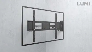 How to install a corner TV wall mount LPA63-466C