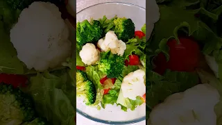 Салат с брокколи и цветной капусты #shorts #salad #салат