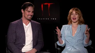 IT Chapter 2 - Jessica Chastain and Jay Ryan Talk About Filming and Inspiration