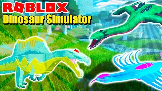 Roblox Dinosaur Simulator - SPINOSAURUS REWORK! DRACONUS ELASMOSAURUS! Another Remodel Update!