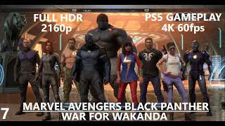 MARVEL'S AVENGERS BLACK PANTHER PS5 Gameplay Walkthrough Part 7 FULL GAME [4K 60FPS] - No Commentary