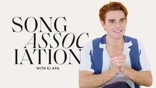 KJ Apa Sings Stevie Wonder, Mariah Carey, Red Hot Chili Peppers in a Game of Song Association | ELLE