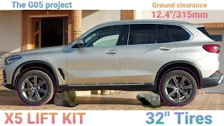 BMW X5 G05 32s Lift kit project