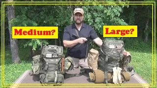 Savotta Jaakari Backpacks Medium vs. Large