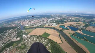 Hameln Ohrberg mit dem Gleitschirm