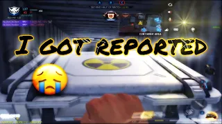 they reported me for hacking...