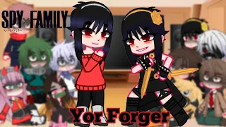 Anime Characters React | Part 2 | Yor Forger/Yor Briar/ Spy × Family | ~Lazy Chibi