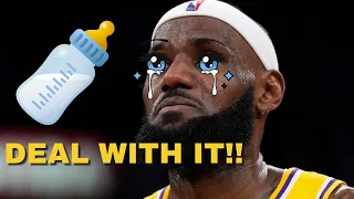 Lebron cries FOUL on not getting foul calls! NEWBORN ACTIVITY!!