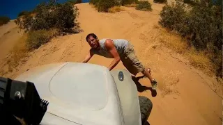 Baja Bug *TRAPPED* on a SCARY INTENSE Hill Climb 😰