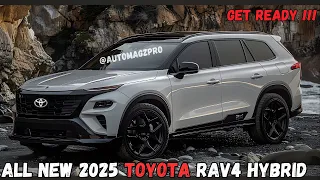New Design 2025 Toyota RAV4 Hybrid: Exclusive First Look!