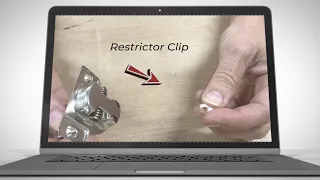 How to Install a Restrictor Clip for Compact Cabinet Door Hinges