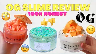 BRUTALLY HONEST OG SLIME REVIEW! - Famous Slime Shop