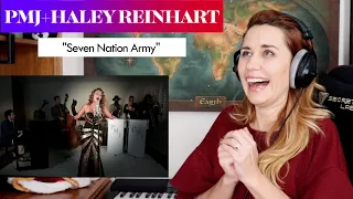 Postmodern Jukebox & Haley Reinhart "Seven Nation Army" REACTION & ANALYSIS Vocal Coach/Opera Singer