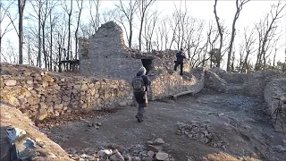 Obisovce castle ruins, Kosice region Slovakia