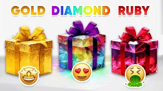 Choose Your Gift! 🎁 Gold, Diamond or Ruby 💛💎💖 How Lucky Are You? 😱 Quiz Shiba