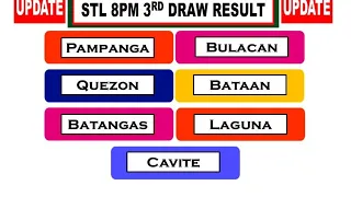 Stl 3rd draw result 8pm January 28, 2024 Bataan Batangas Bulacan Cavite Laguna Pampanga Quezon