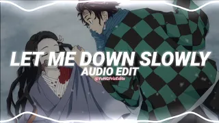 let me down slowly - alec benjamin [edit audio]