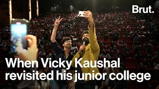 When Vicky Kaushal revisited his junior college