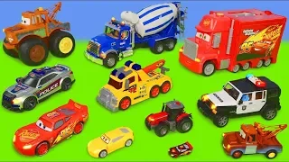 Excavator, Fire Truck, Police Cars, Garbage Trucks, Tractor Toy Vehicles for Kids