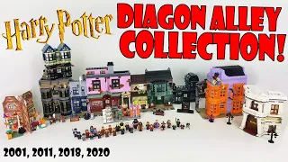 LEGO Harry Potter Diagon Alley Collection! - 75978, 10217, 40289, 4723 (2020 VS 2011 + 2001)