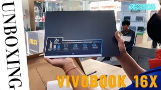 Unboxing Asus Vivobook 16X #k3605ZF: Intel core i5 12500H, (RTX2050 +120Hz) #unboxing #vivobook16x