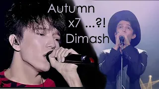 Late Autumn - Dimash x7 ("дуэт" с собой) + текст/перевод [Поздняя Осень - Димаш Кудайберген]