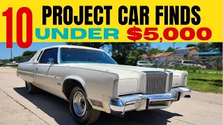 Top 10 Classic Cars Under $5,000 - For Sale By Owner on Facebook Marketplace !