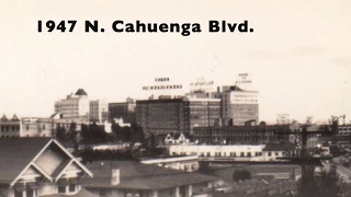 Hollywood CA Vintage Ghost Photo 1947 N. Cahuenga Blvd. - Dark Shadows & Spirit Man Made Of Light