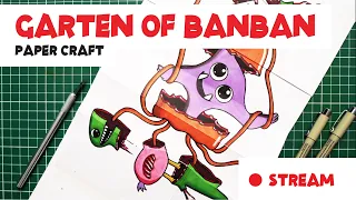 How to draw GARTEN OF BANBAN paper craft by Toony Moony ART