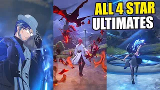 Wuthering Waves All 4 Star Character Ultimate Animation | Wuthering Waves