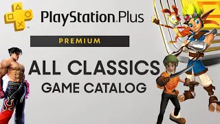 PS Plus Premium All Classic Games Catalog