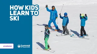 How kids learn to ski