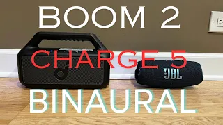 Soundcore Boom 2 vs JBL Charge 5 | Binaural Audio