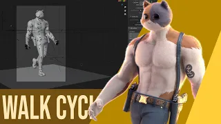 How to make a Fortnite walk cycle animation + Tips (Blender)