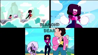 Steven universe all intros 1 - 3 comparison