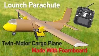 How To Make RC Cargo Airplane. Diy Twin Motor Model Aircraft