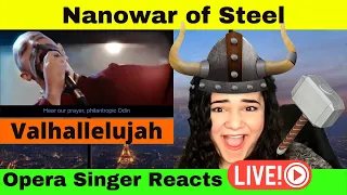 Nanowar of Steel (ft. Angus McFife from Gloryhammer) - Valhallelujah | Opera Singer Reacts LIVE