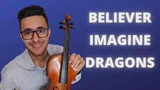 TUTORIAL COMO TOCAR BELIEVER NO VIOLINO - IMAGINE DRAGONS