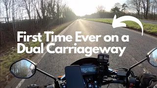 First Time Ever on a Dual Carriageway on my Honda CB125F!