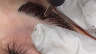 Microblading Eyebrows Step by Step Tutorial by TheBrowDame