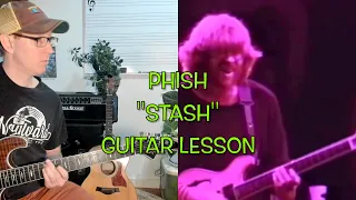 PHISH "Stash" GUITAR LESSON (Great Woods 1994)