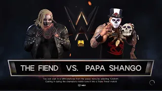 the fiend bray wyatt vs papa shango