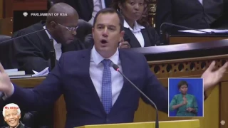 DA John Steenhuisen Attacks Jacob Zuma  SONA 2017 Debate!!